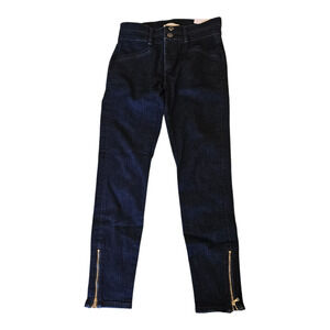 LOFT Size 26 Dark Blue Button Closure Jeans